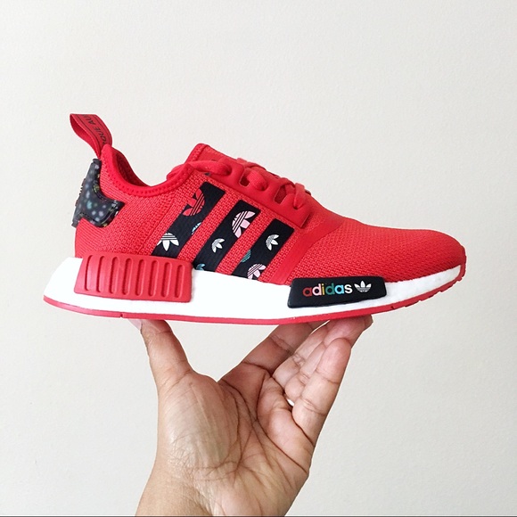 Adidas NMD R1 Mini Trefoil Print - Picture 1 of 8